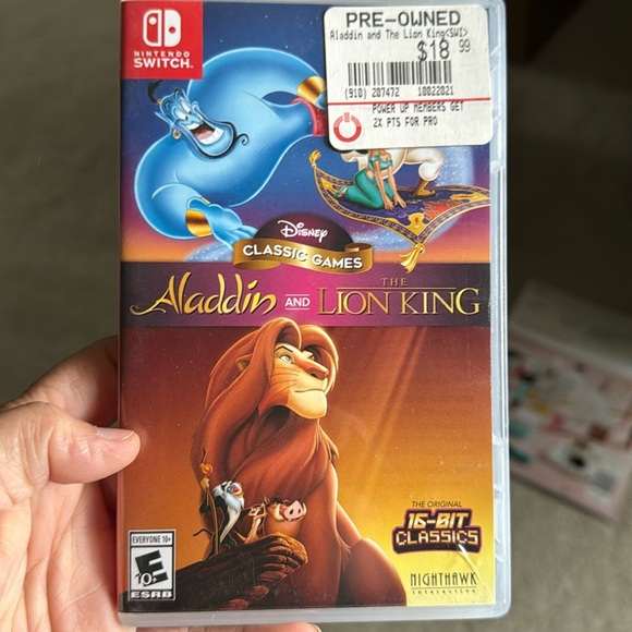 Aladdin and Lion King Nintendo Switch Game - Picture 1 of 3